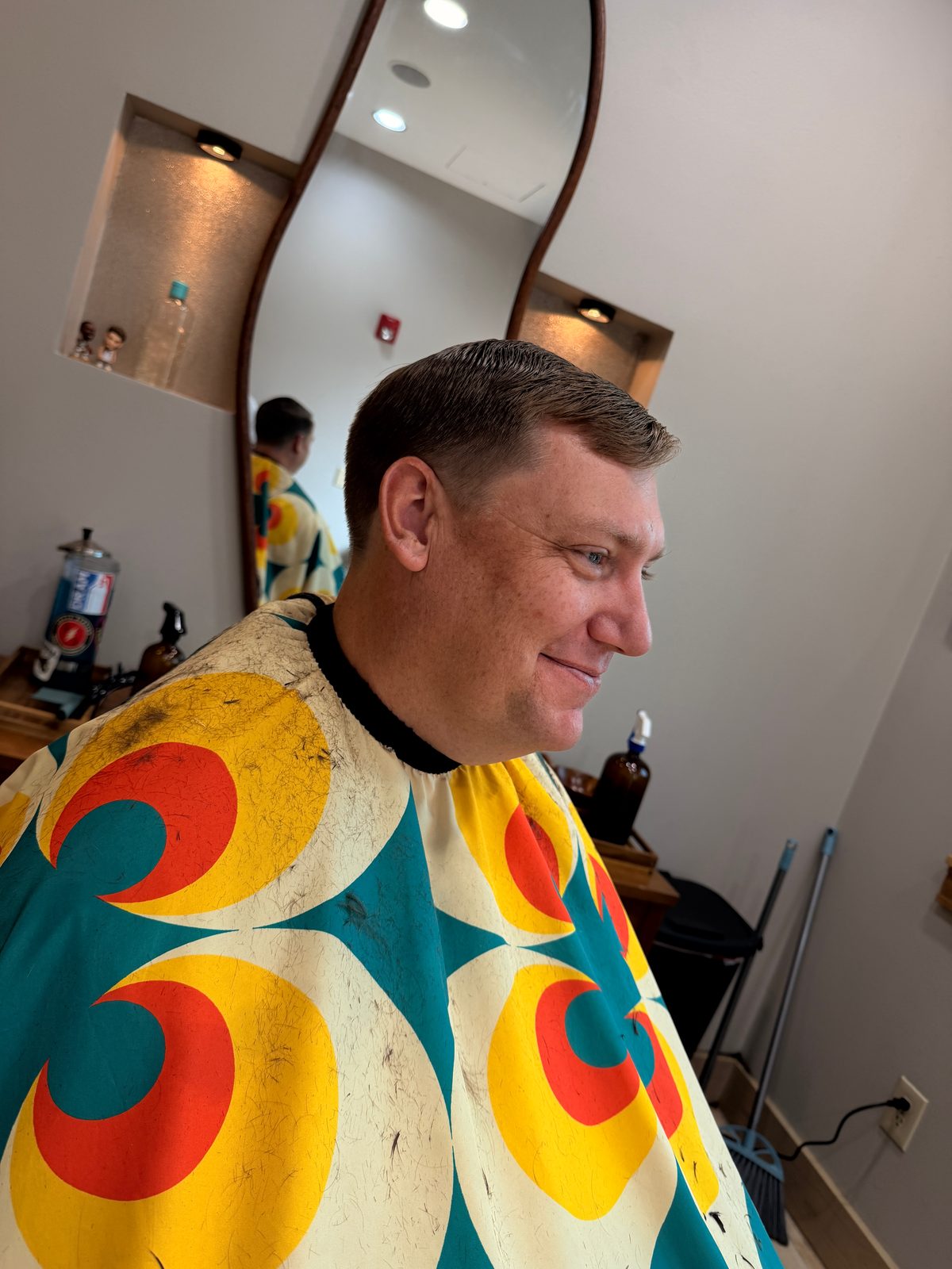Short crop with a high skin fade, cut at The Barber Studio in downtown Missoula